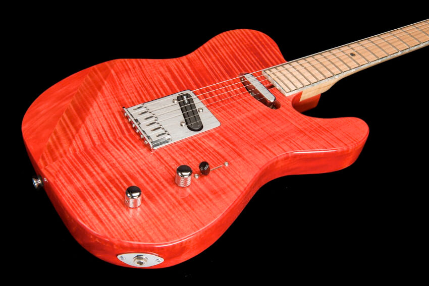 Ruth, custom handmade Telecaster replica | Shank Instruments Milano ruth-telecaster-replica-flame-maple-luthier