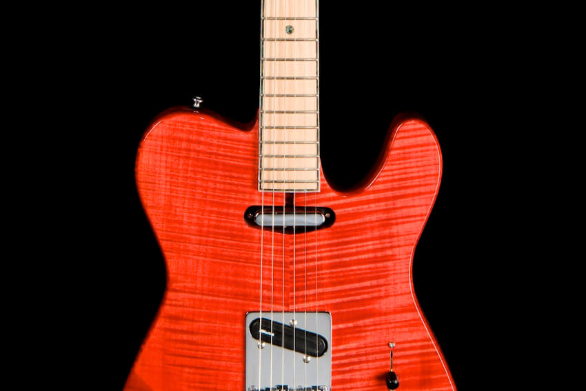 Ruth, custom handmade Telecaster replica | Shank Instruments Milano ruth-telecaster-replica-flame-maple-luthier