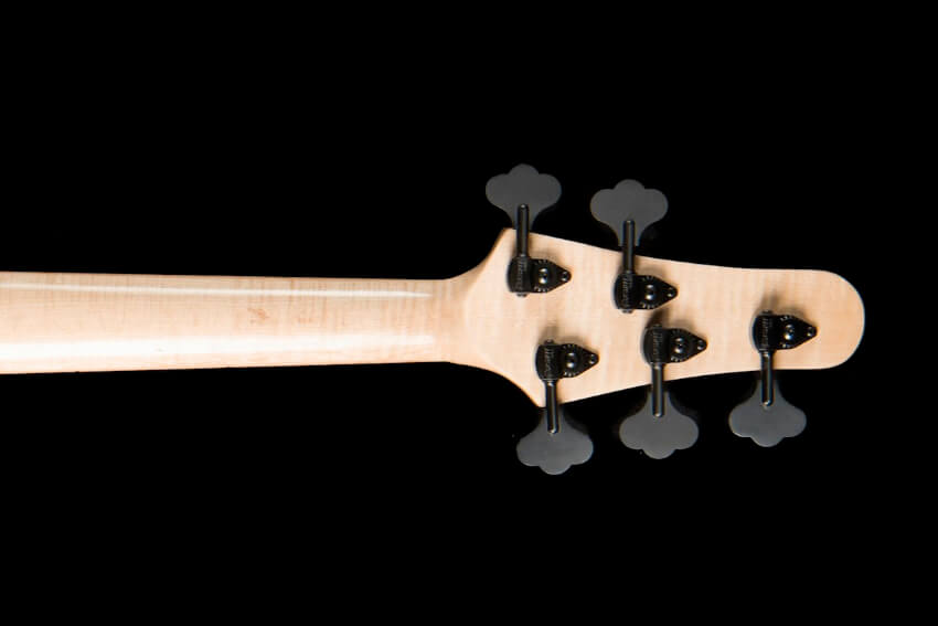 Shiono, custom handmade electric bass | Shank Instruments Milan shiono-electric-bass-poplar-burl